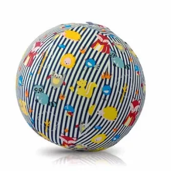 Ballon en latex Bubabloon avec housse en tissu, Animal Stripes Blue BUBA BLOON