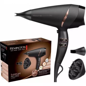 Sèche-cheveux Remington Supercare Pro AC7200, 2200 W, noir