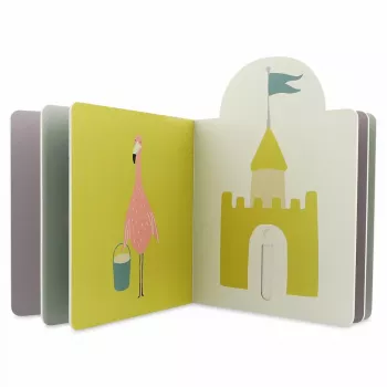 Livre d'activités souple Trixie Mr. Lion pour bébés dès 12 mois | coton bio