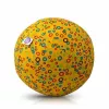Ballon en latex Bubabloon avec housse en tissu, Circles Yellow BUBA BLOON