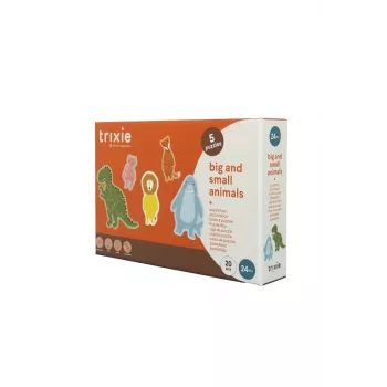 Puzzle Trixie grands et petits animaux, 5 puzzles (35-630)