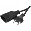 Câble de rallonge EXERTIS CONNECT, fiche euro vers prise euro, noir, 1,8 m 573721