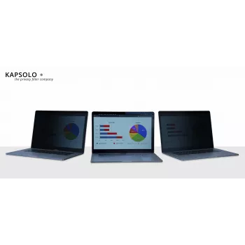Filtre de confidentialité 2 voies KAPSOLO pour Microsoft Surface Pro 8 (2021), amovible, 13 pouces, 3:2, antireflet KAP12846