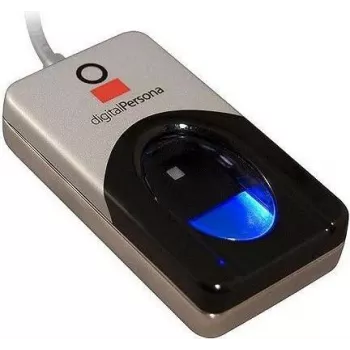 Lecteur d'empreintes digitales USB HID DigitalPersona 4500, version bulk, USB 2.0, optique, résolution : 512 dpi, 256 niveaux de gris, poids : 0,105 kg, logo : DigitalPersona, SDK vendu séparément (50013-001-104)