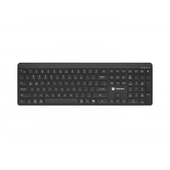 Clavier sans fil Natec Tang US Bluetooth + 2,4 GHz Silent Slim noir