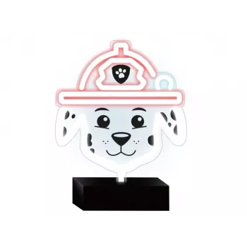 Lampe néon LED PAW Patrol avec support pour enfants, Marshall