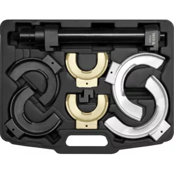Ensemble compresseur de ressorts d'amortisseur MacPherson YATO YT-2536, 3 paires de mâchoires, 65-212 mm, 1 tonne