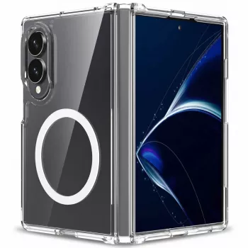 Coque Tech-Protect Flexair Hybrid MagSafe pour Samsung Galaxy Z Fold 8 - Transparente