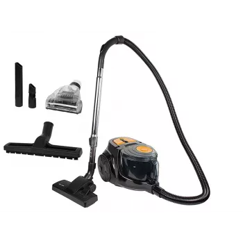 Aspirateur sans sac cyclonique BLOW C899, 700 W, 2,5 L, HEPA H13, noir/rouge