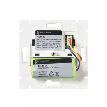 Bloc d'alimentation Busch-Jaeger avec alimentation de secours par batterie 1519 U (2TKA00004530)