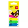 Marque-pages adhésifs DELI Stick Up PP 50x12 mm 100 feuilles couleurs assorties (D338199)