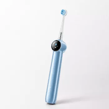 Brosse à dents électrique sonique RANVOO PH5 Bubble, 38 000 VPM, 5 modes, IPX7, recharge USB, bleue