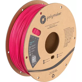 Filament PLA PolyLite Polymaker pour imprimante 3D 1,75 mm 1 kg magenta PA02054