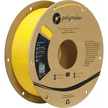 Filament PLA haute vitesse PolySonic Polymaker 1,75 mm jaune 1 kg (PA12006)