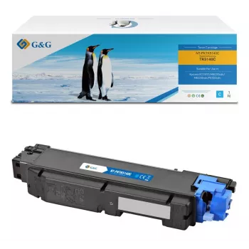 Cartouche de toner G&G compatible pour Kyocera TK-5140C cyan (17185)