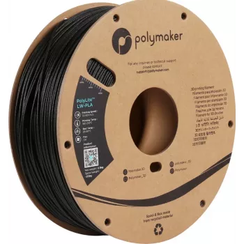 Filament Polymaker PolyLite LW-PLA 1,75 mm 750 g noir PA08001