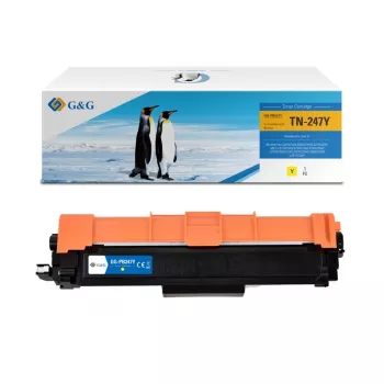 Cartouche de toner G&G compatible Brother TN-247Y jaune (16023)