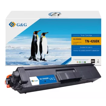Cartouche de toner XXL G&G compatible avec Brother TN-426BK (14307)