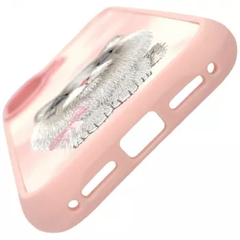 Coque Nimmy Big Eyed Pet 2.0 chat pour iPhone 17 - rose