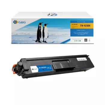 Cartouche de toner noire compatible G&G pour Brother TN-423BK (GS-BTN423K)