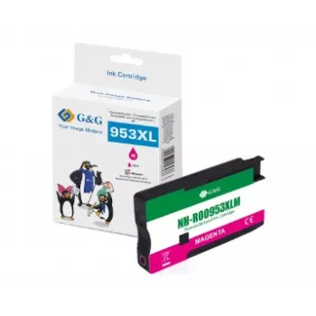 Cartouche d'encre magenta grande capacité G&G compatible HP 953XL (14741)