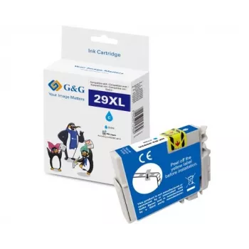 Cartouche d'encre cyan XL G&G pour Epson 29XL/T2992/C13T29924012 (14663)