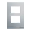 Plaque frontale audio 1/2 module Busch-Jaeger 41392CF-A-03 blanc alpin 2TMA200160A0032