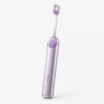 Brosse à dents électrique sonique RANVOO PQ5 Pure Sonic, violette, 5 modes, 4 têtes de brosse, recharge USB