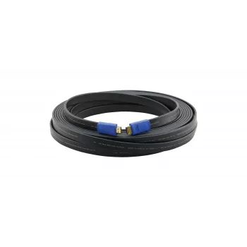 Câble HDMI haut débit plat avec Ethernet Kramer C-HM/HM/FLAT/ETH-6, 1,8 m, noir 97-01014006