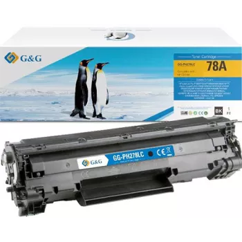 Cartouche de toner XL compatible avec HP 78A / Canon 726 G&G (14178)