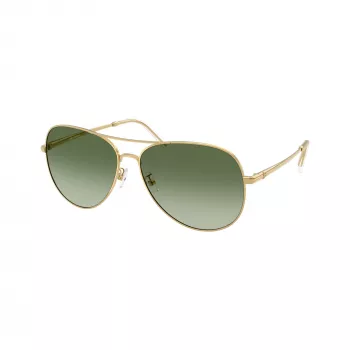 Lunettes de soleil carrées femme Tory Burch TY6114-33438E, monture havane foncé, verres dégradé brun, 60 mm