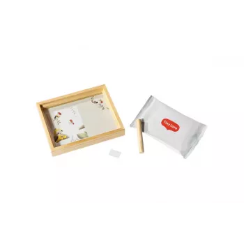 Kit souvenir empreintes de mains et de pieds de bébé Tiny Love cadre en bois simple
