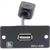 Insert modulaire Snap-In Kramer WU-AB USB Type-A femelle vers femelle noir 85-0118399