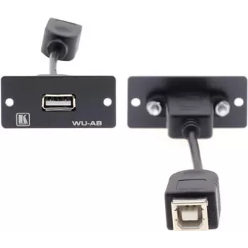 Insert modulaire Snap-In Kramer WU-AB USB Type-A femelle vers femelle noir 85-0118399