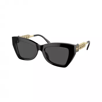 Lunettes de soleil cat-eye femme Michael Kors MK2205-300587, monture écaille foncée, verres gris foncé, 52/19/140 mm
