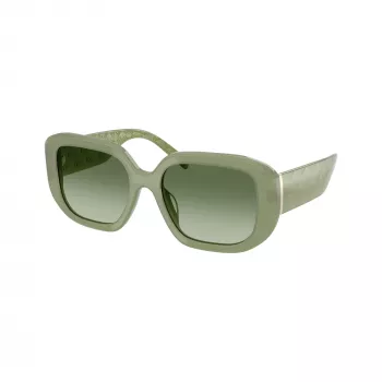 Lunettes de soleil carrées femme Tory Burch TY7218U20228E, monture havane marron, verres marron dégradé, 54 mm