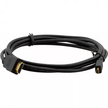 Câble HDMI haut débit avec Ethernet Kramer C-HM/HM/A-D-10, Micro HDMI vers HDMI, 3 m, 4K@60Hz, noir 97-01116010