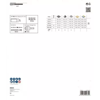Ensemble de 7 scies-cloches Bosch Progressor for Wood and Metal, diamètre 20-114 mm, mandrin Power Change, HSS bi-métal, avec coffret 2608594431