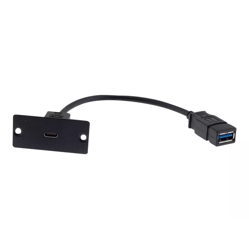 Insert passe-câble USB-C Kramer Electronics WU-CA(B), noir 80-00026499