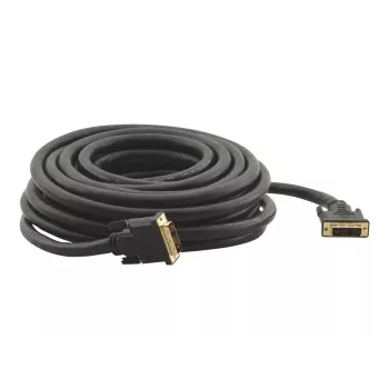 Câble DVI-D Single Link Kramer série C-DM/DM/XL, 4,6 m, noir 94-0111015