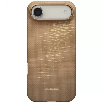 Coque MagSafe ultra-fine PITAKA pour iPhone Air Golden Glint