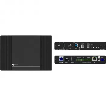Émetteur intelligent PoE 2 voies HDMI AV+ USB+ GE et commutateur 2x1 récepteur EXT3-21-XR-TR Kramer Electronics (50-80584090)