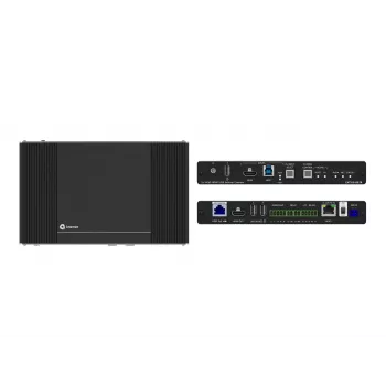 Émetteur intelligent PoE 2 voies HDMI AV+ USB+ GE et commutateur 2x1 récepteur EXT3-21-XR-TR Kramer Electronics (50-80584090)