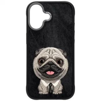 Coque Nimmy Big Eyed Pet 2.0 Dog pour iPhone 17 - noire