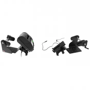 Support d'imprimante Brodit avec fonction rouleau d'étiquettes pour Zebra Alpha 30L/40L, VESA75, AMPS, MultiMoveClip, Power Block 217034
