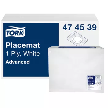 Tork Advanced White Placemats 27 x 42 cm, 500 Pieces (474539)
