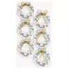Autocollants en papier 3D couronne de porte Artoz, lot de 6 185600-221