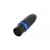 Connecteur de câble d'enceinte speakON mâle 4 broches Neutrik NLT4MXX-BAG, noir