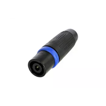 Connecteur de câble d'enceinte speakON mâle 4 broches Neutrik NLT4MXX-BAG, noir