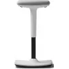 Fauteuil pivotant rembourré DAUPHIN Trendoffice to-swift, tissu polyester blanc, structure plastique blanche 9299KVWFWKVWS73GSR10UGS165031